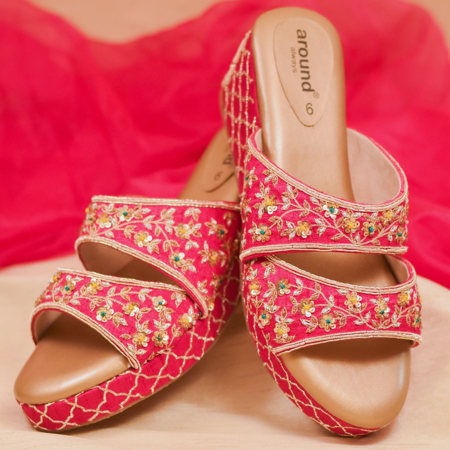 Designer wedding heels for couture designer outfits from India