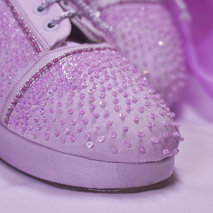 Blingy sangeet sneakers for Indian brides and girls