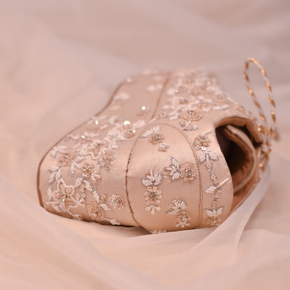 Embroidered heel sneaker shoes for Indian weddings