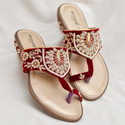 Falguni Kolhapuris | Velvet Bridal Flats