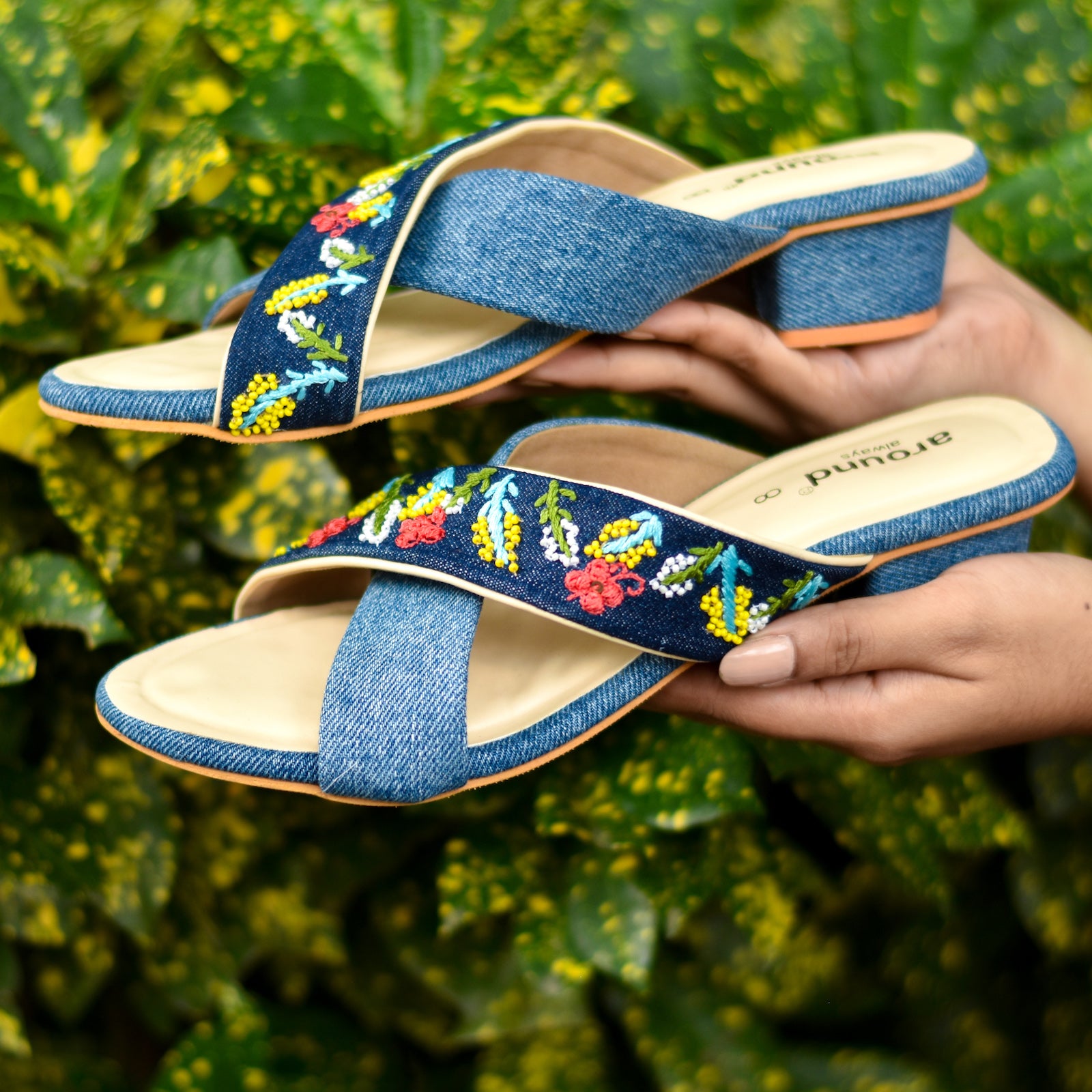 Amazon.com: Sandals Jeans Shoes,Handmade Women's Denim Shoes/Denim Sandals/Valentine's  Gift (11, Blue) : Handmade Products