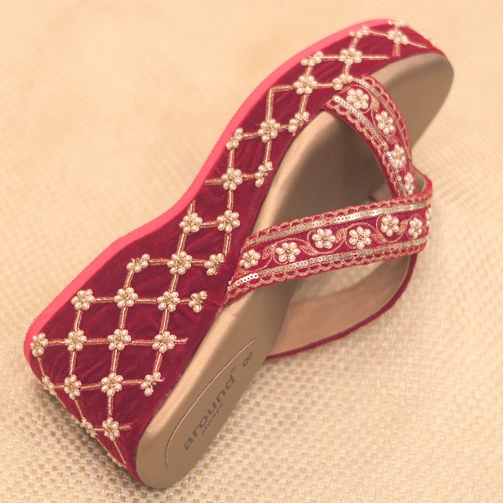 Darkest little Kolhapuri Block Heels – Kanvas