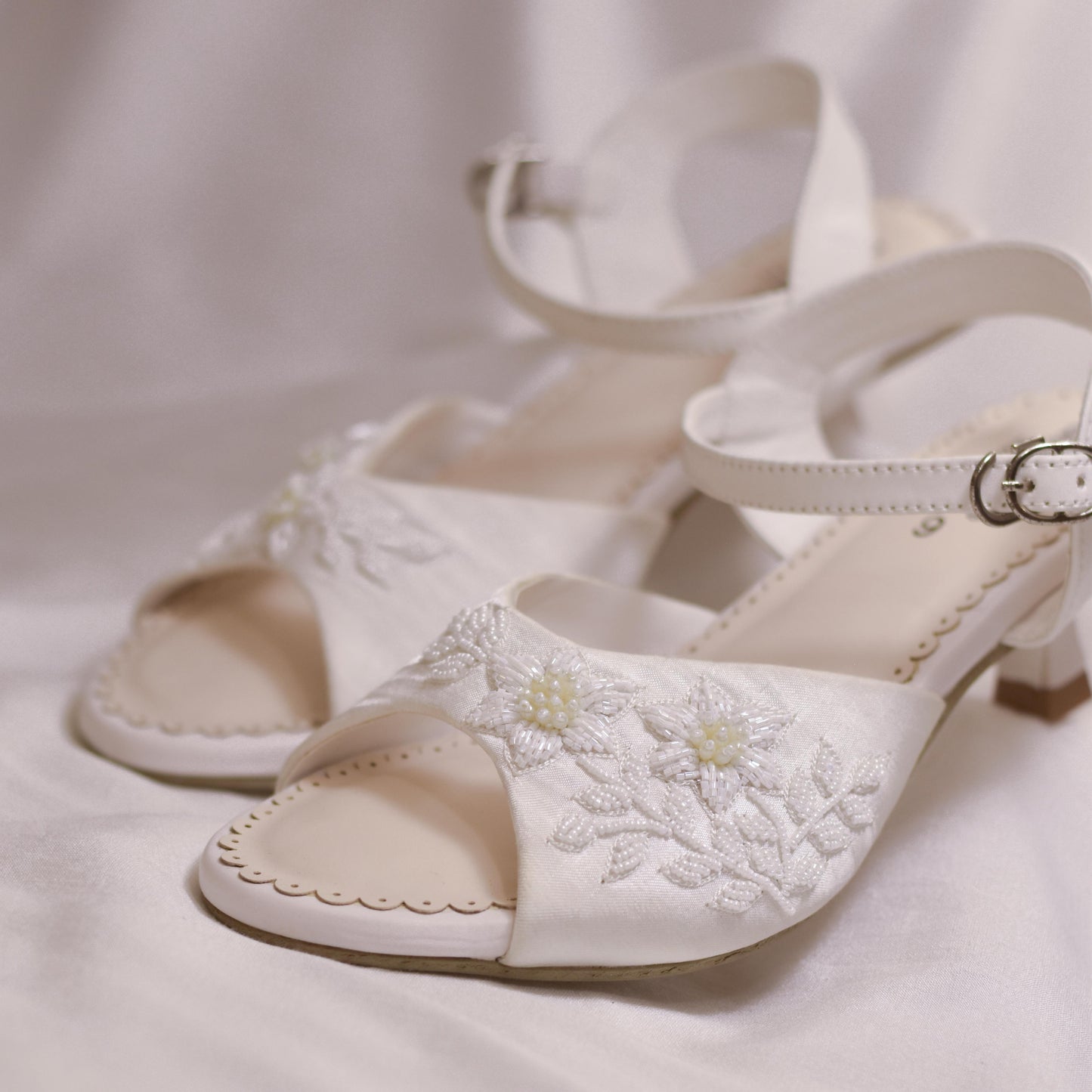 White shoes for bridesmaids