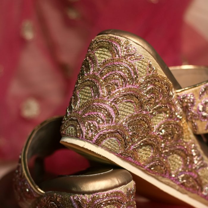 Begum Red Bridal Sneaker Wedges - Customized Wedding Shoes | Tiesta –  Tiesta Store