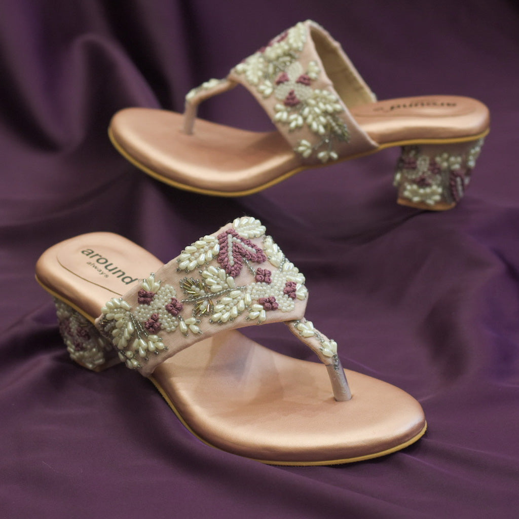 Party wear ladies chappal sale