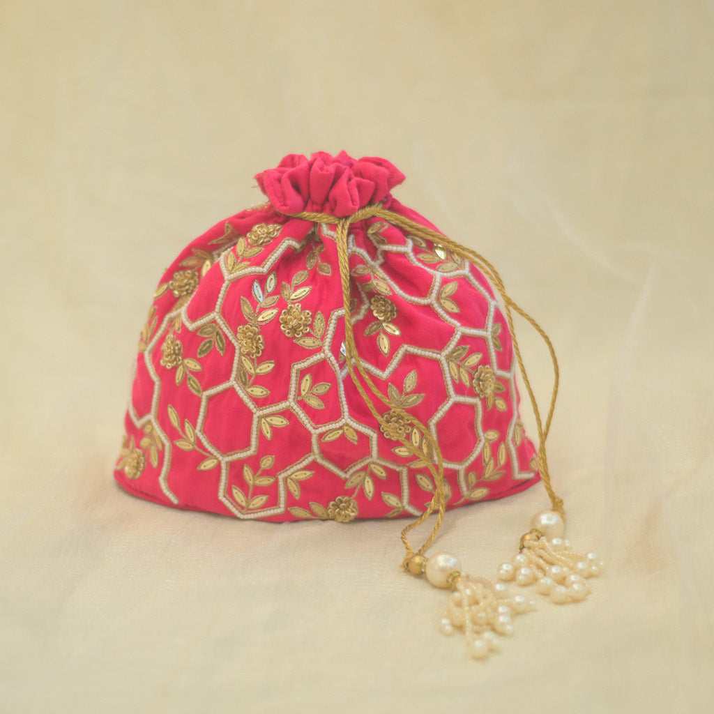 Designer Potli Bag at Rs 950/piece | Potli Bag in Jaipur | ID: 23456281691
