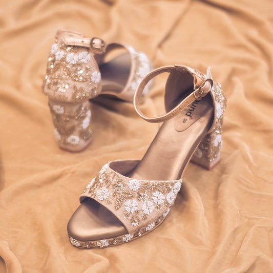 Gulshan White Sandals  Perfect Shoes for a Christian Bride – aroundalways