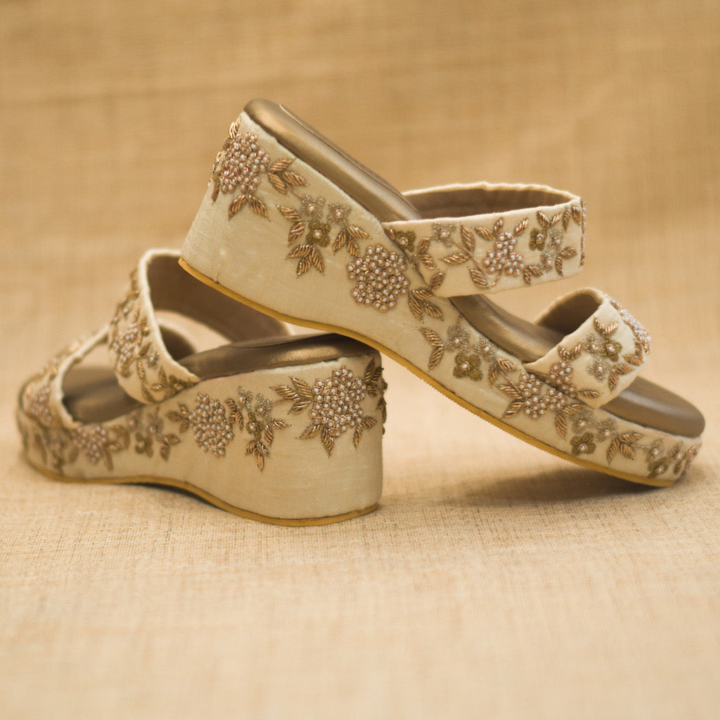 Gold Wedding Shoes | Gold Wedding Heels | Sam Edelman